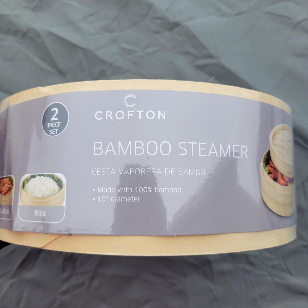 Crofton 2 Peice Bamboo Steamer Set